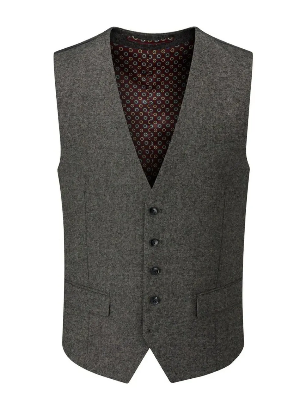 Skopes Fox Textured Suit Waistcoat^ Vests