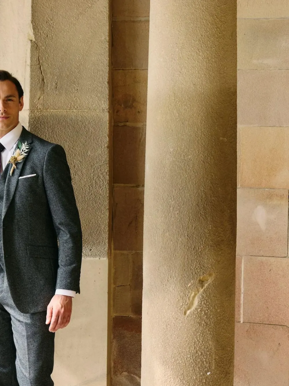 Skopes Fox Textured Suit Waistcoat^ Vests