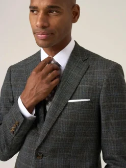 Online Skopes Grey Margrave Tailored Fit Check Suit Jacket