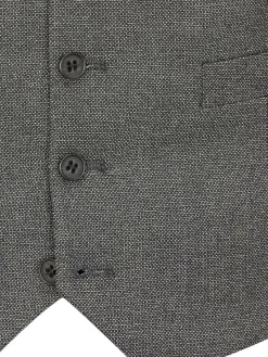 Skopes Grey Single Breasted Harcourt Single Breasted Tailored Fit Suit Waistcoat^ Vests