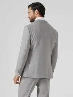 Sale Skopes Single Breasted Jude Tweed Tailored Fit Suit Jacket Grey