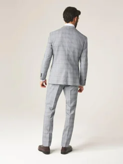 Skopes Slim Fit Anello Check Suit Jacket^ Suits & Tuxedos|Grey Suits