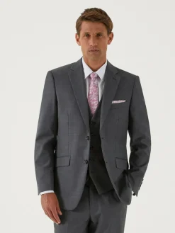 Skopes Tailored Fit Tailored Fit Farnham Suit Jacket^ Grey Suits|Suits & Tuxedos