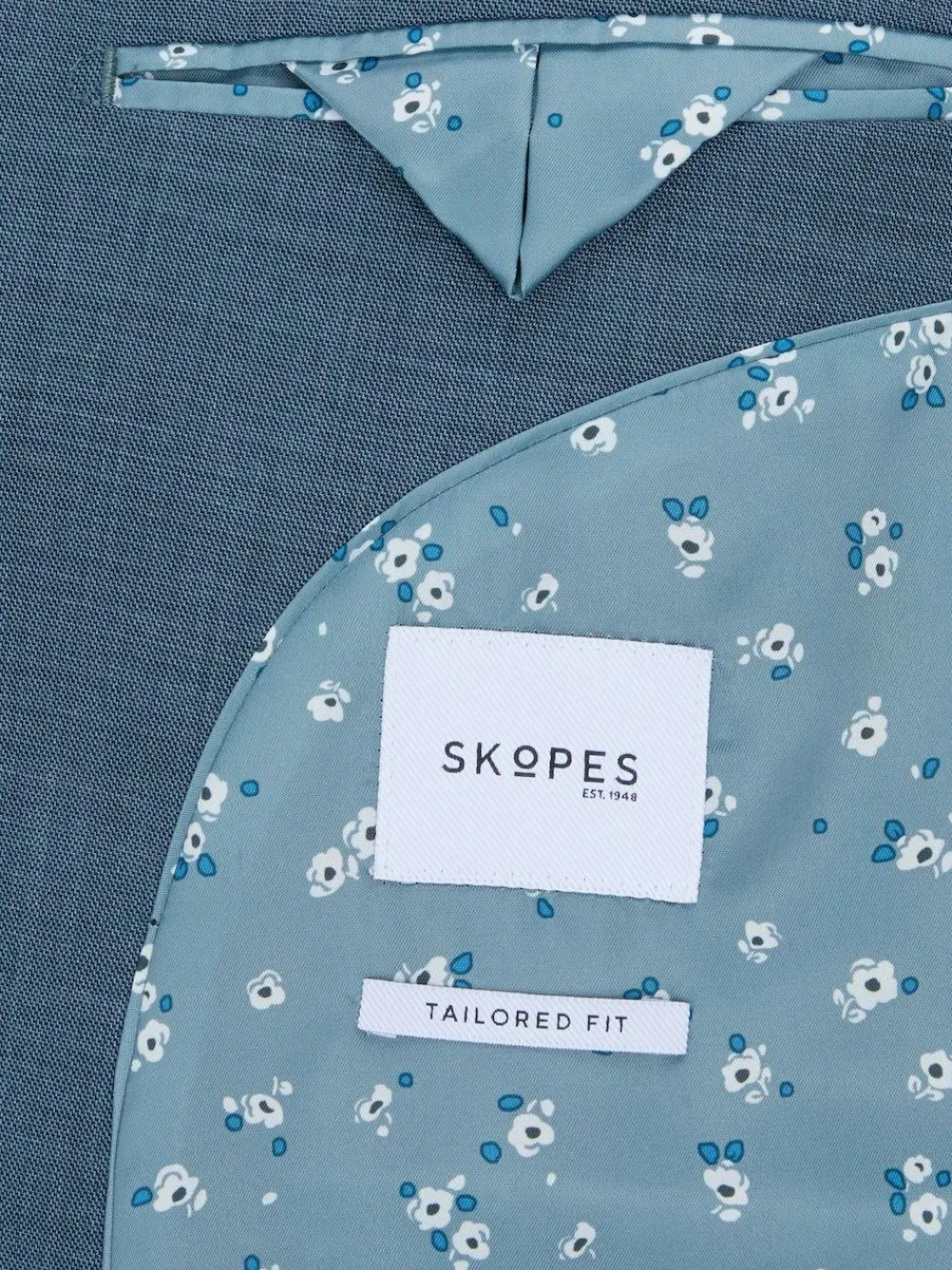 Best Skopes Tailored Fit Lucien Suit Jacket Light Blue