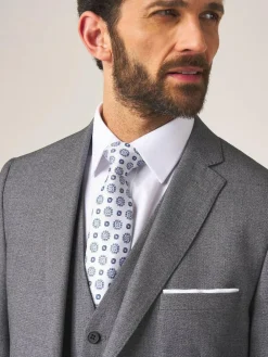 Skopes Light Grey Tailored Harcourt Suit Jacket^ Grey Suits|Suits & Tuxedos