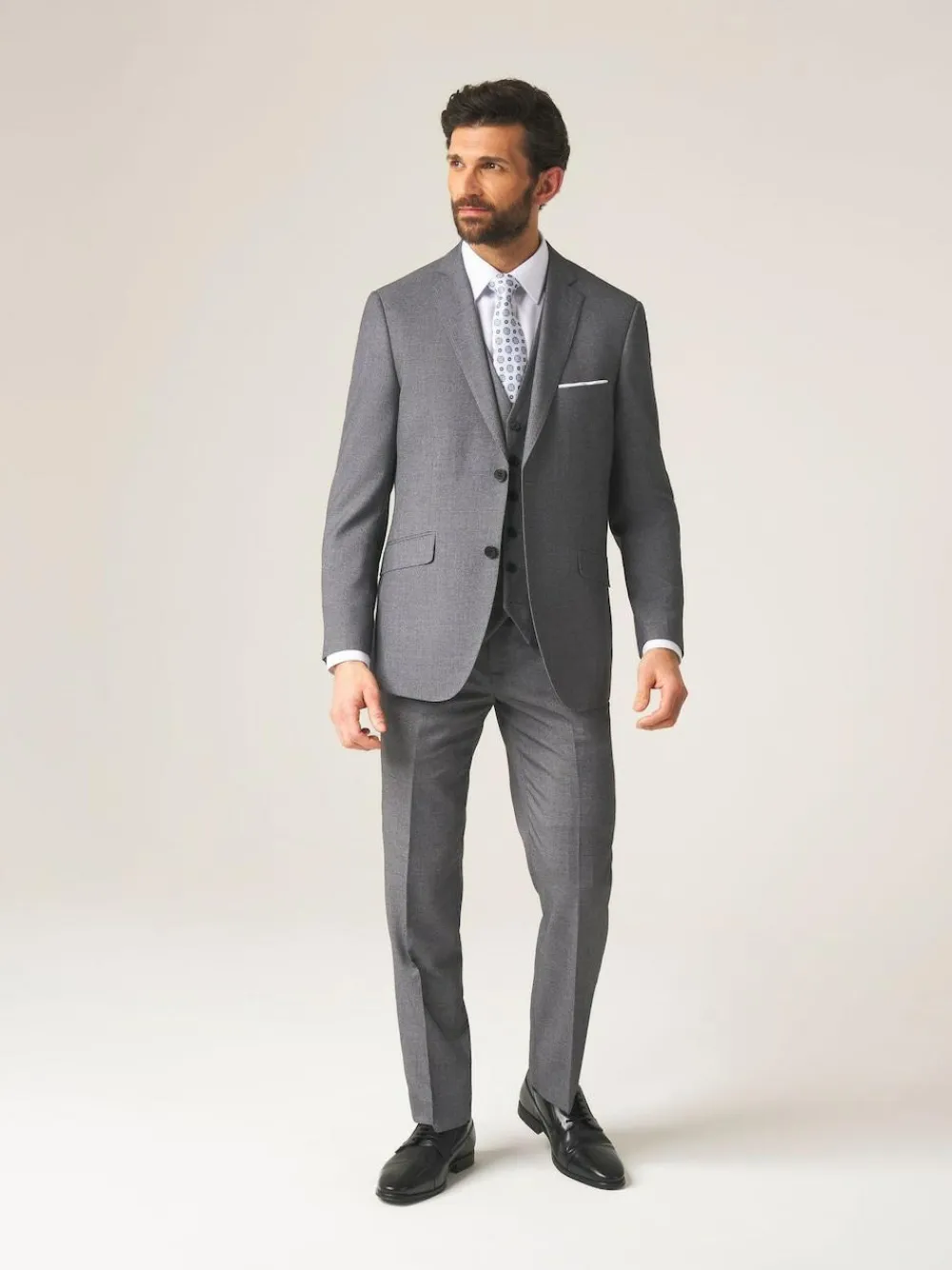 Skopes Light Grey Tailored Harcourt Suit Jacket^ Grey Suits|Suits & Tuxedos