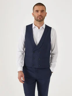 Skopes Double Breasted Harcourt Single Breasted Tailored Fit Suit Waistcoat^ Vests