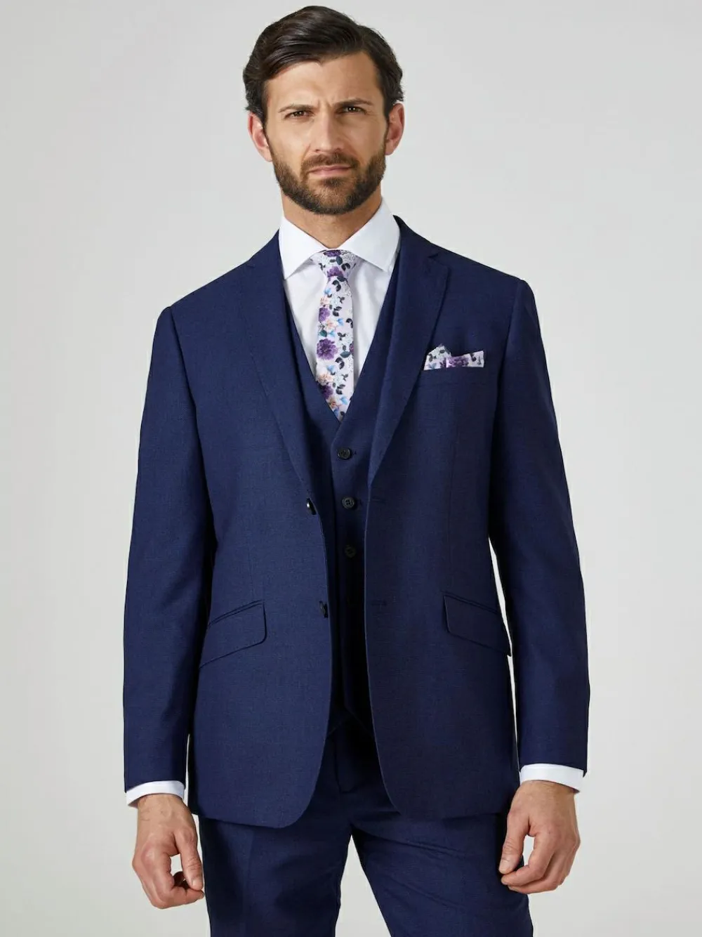 Clearance Skopes Navy Blue Tailored Harcourt Suit Jacket