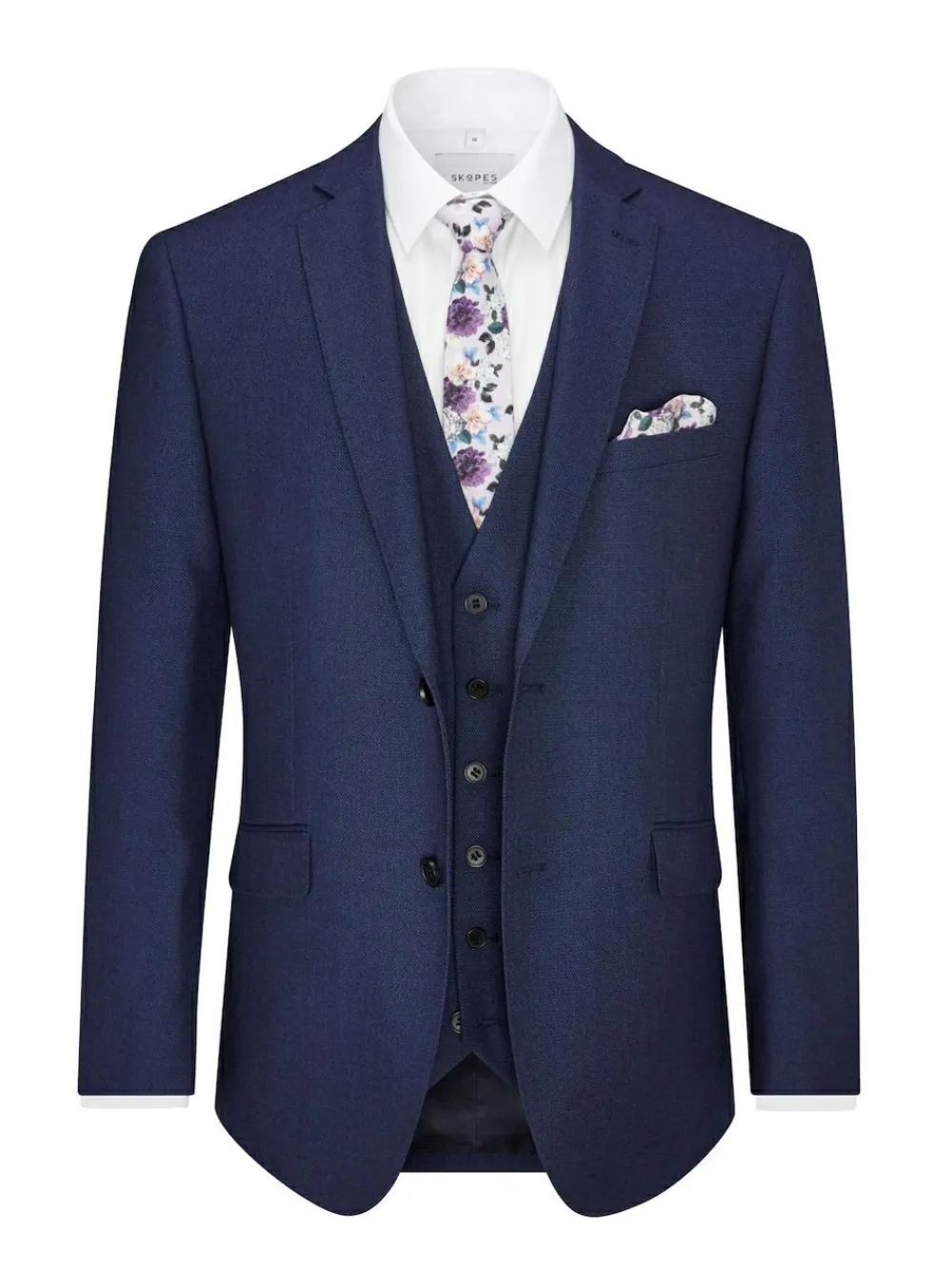 Clearance Skopes Navy Blue Tailored Harcourt Suit Jacket