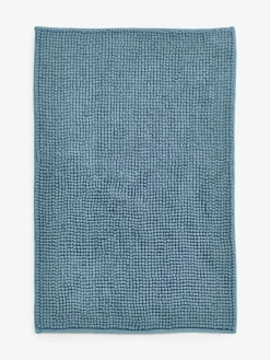 Next Slate Blue Bobble Bath Mat^ Towels & Bathmats