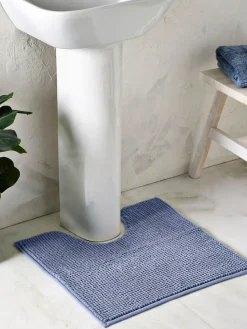 Clearance Next Slate Blue Bobble Pedestal Mat