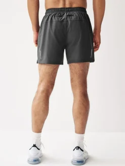 New Next 5 Inch Active Gym Sports Shorts Slate Grey