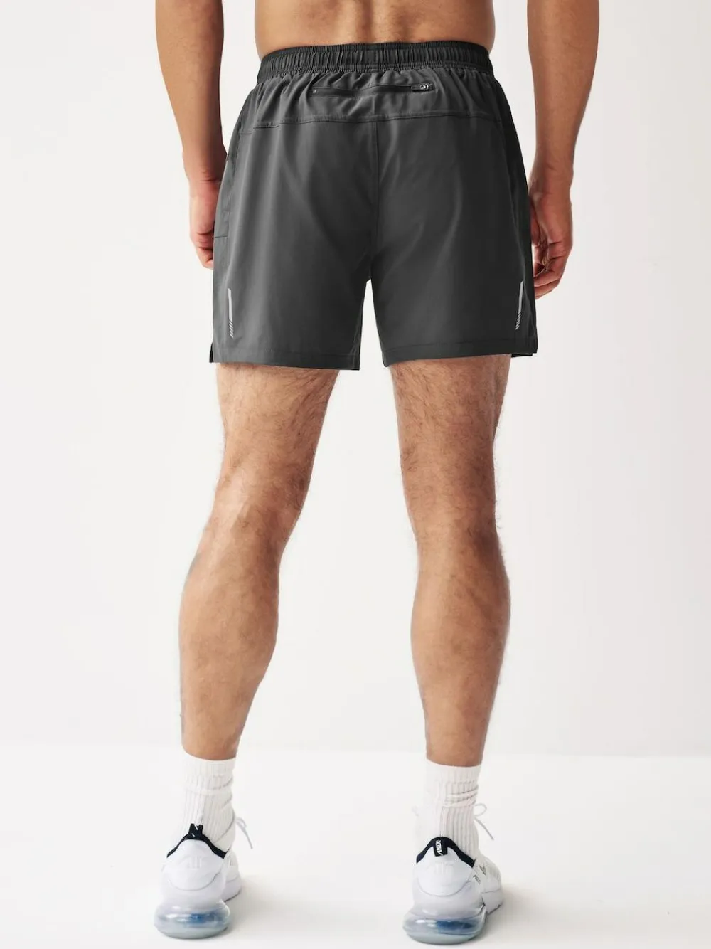 New Next 5 Inch Active Gym Sports Shorts Slate Grey