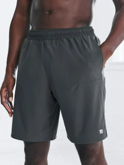 Sale Next 9 Inch Active Gym Sports Shorts Slate Grey