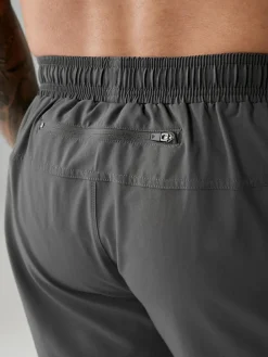 New Next 7 Inch Active Gym Sports Shorts Slate Grey