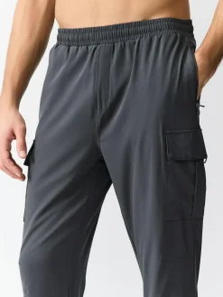 Online Next Slate Grey Active Cargo Gym Joggers