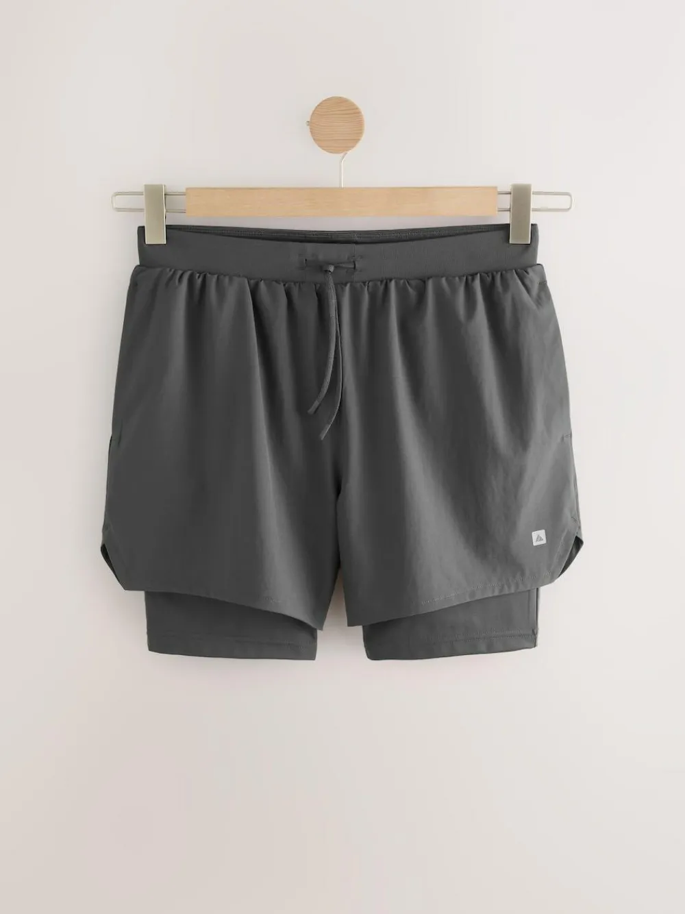 Hot Next Active 2-In-1 Shorts Slate Grey