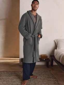 Next Corded Textured Dressing Gown^ Nightwear|Bathrobe
