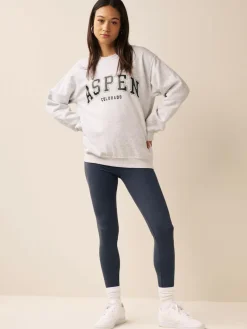 New Next Slate Grey Full Length Leggings