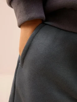 Next Slate Grey Single Wide Leg Jersey Joggers (3mths-7yrs)