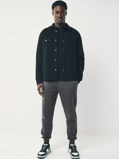 Online Next Slim Fit Slim Fit Brushback Heavyweight Joggers Slate Grey