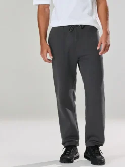 Next Slate Grey Straight Fit Relaxed Fit Brushback Heavyweight Joggers^ Nightwear|Joggers