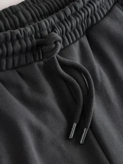 Next Slate Grey Straight Fit Relaxed Fit Brushback Heavyweight Joggers^ Nightwear|Joggers