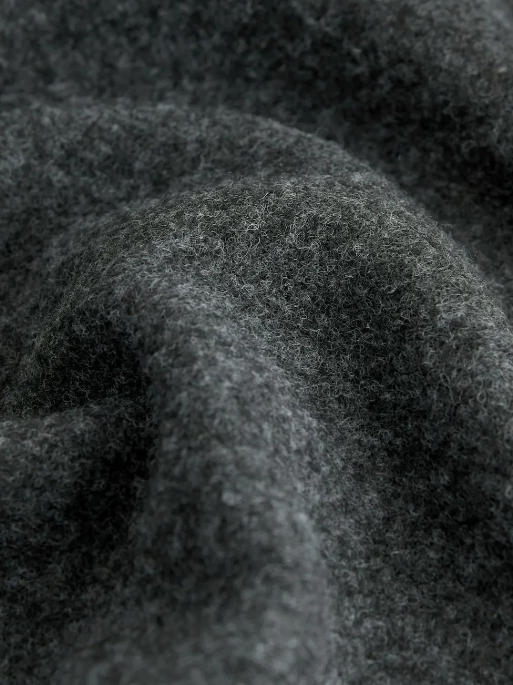 Best Next Wool Look Fleece Shacket Slate Grey