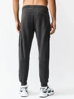 Outlet Next Slim Fit Utility Brushback Heavyweight 2 Pack Cargo Joggers Slate Grey/Navy Blue