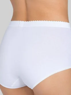Sale Sloggi Control Brief Knickers White
