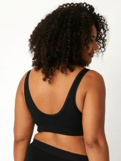 Clearance Sloggi Double Comfort Top Non Wired Bra Black