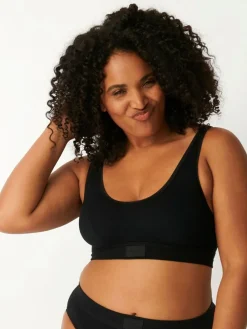 Clearance Sloggi Double Comfort Top Non Wired Bra Black