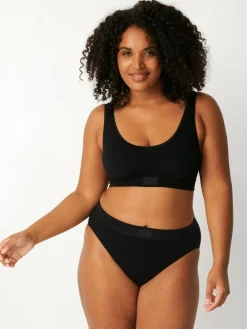 Clearance Sloggi Double Comfort Top Non Wired Bra Black