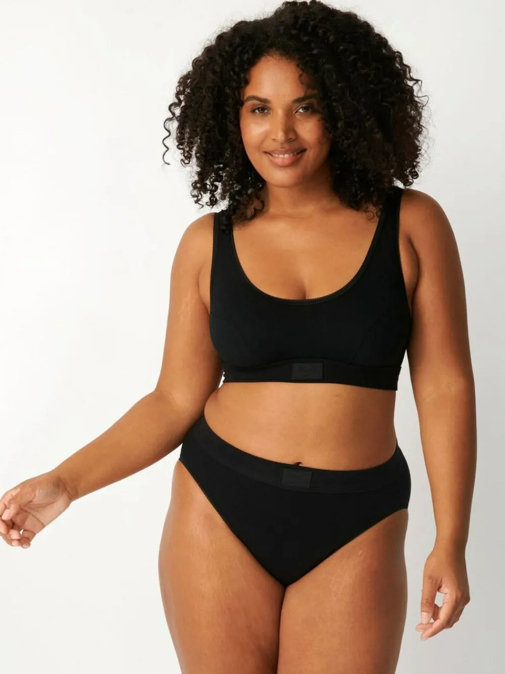 Clearance Sloggi Double Comfort Top Non Wired Bra Black