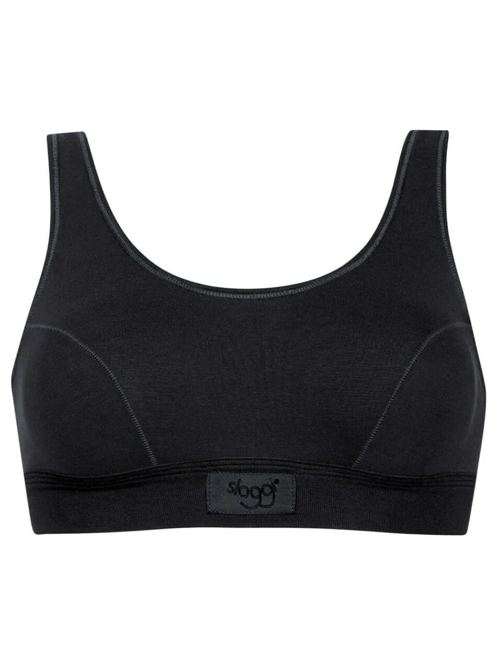 Clearance Sloggi Double Comfort Top Non Wired Bra Black