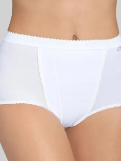 Hot Sloggi Tummy Control 2 Pack Knickers White