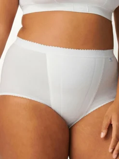 Hot Sloggi Tummy Control 2 Pack Knickers White