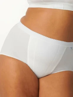 Hot Sloggi Tummy Control 2 Pack Knickers White