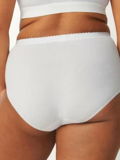 Hot Sloggi Tummy Control 2 Pack Knickers White