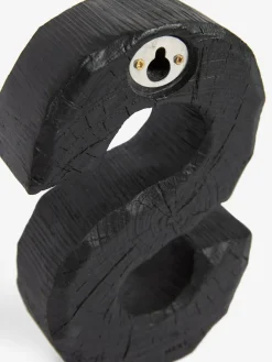 Next Small Black Bronx Wood Effect Alphabet Ornament^ Ornaments