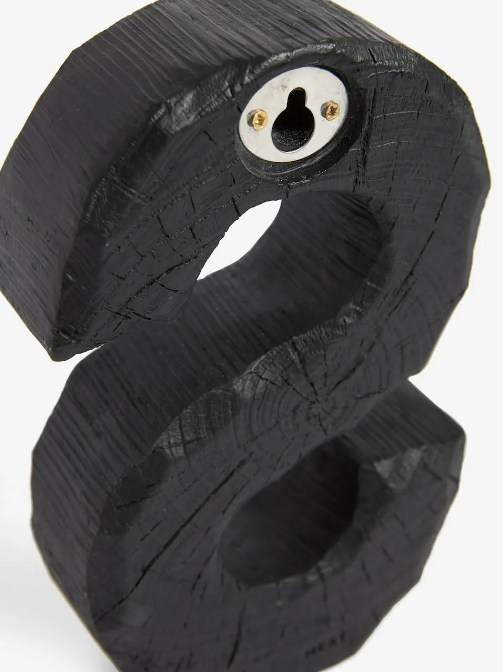 Next Small Black Bronx Wood Effect Alphabet Ornament^ Ornaments