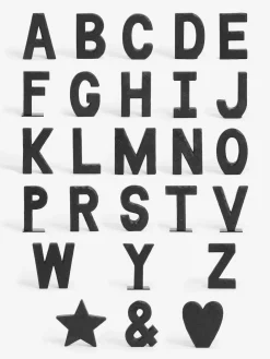 Next Small Black Bronx Wood Effect Alphabet Ornament^ Ornaments