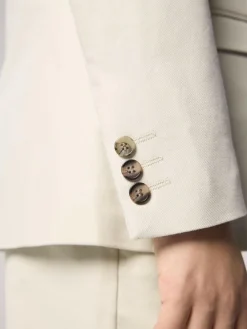 smALLSAINTS Beige Boys Relaxed Fit Sainte Suit Jacket^BOY Suits & Vest