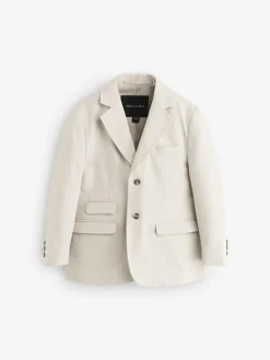 smALLSAINTS Beige Boys Relaxed Fit Sainte Suit Jacket^BOY Suits & Vest