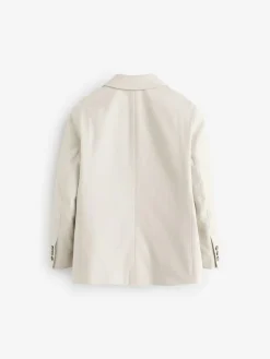 smALLSAINTS Beige Boys Relaxed Fit Sainte Suit Jacket^BOY Suits & Vest