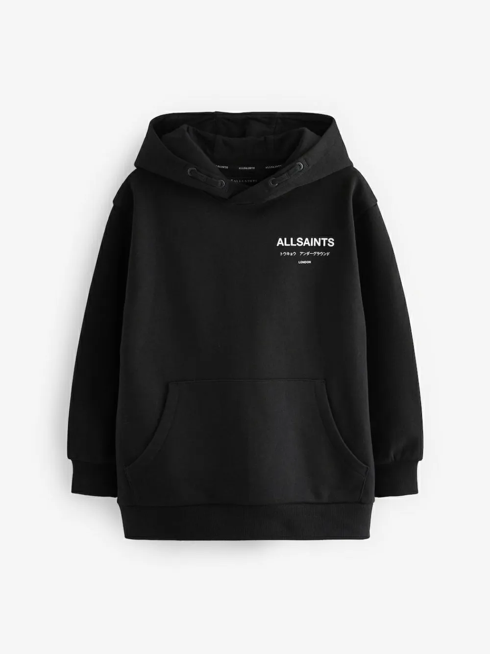 smALLSAINTS Black Oversized Underground Pullover Hoodie^BOY Sweatshirts & Hoodies