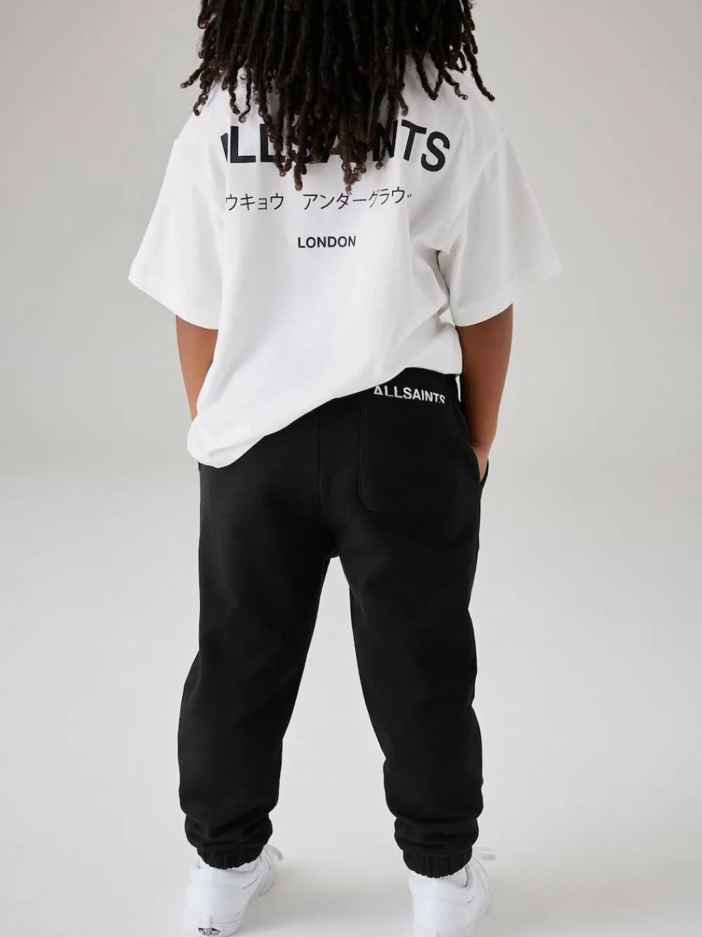 Best smALLSAINTS Underground Straight Cuffed 100% Cotton Joggers Black