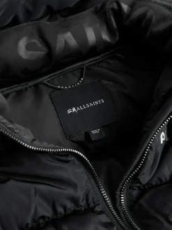 Best smALLSAINTS Black Waisted Longline Padded Coat