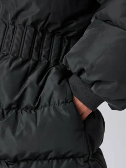 Best smALLSAINTS Black Waisted Longline Padded Coat