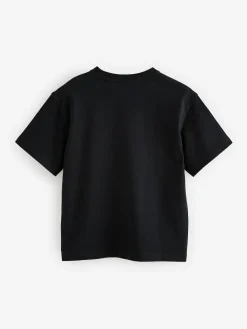 Sale smALLSAINTS Boys Logo Crew Relaxed T-Shirts 3 Pack Black/White